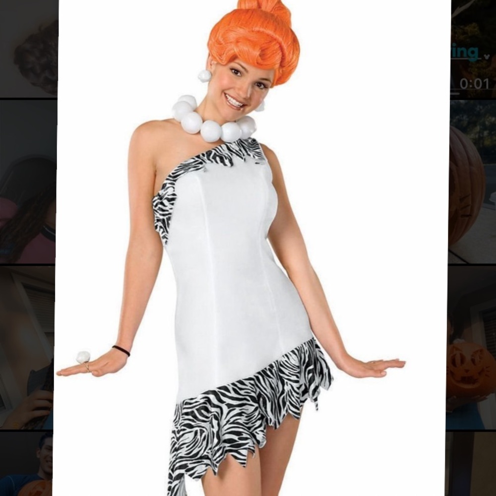 Wilma flinstone costume